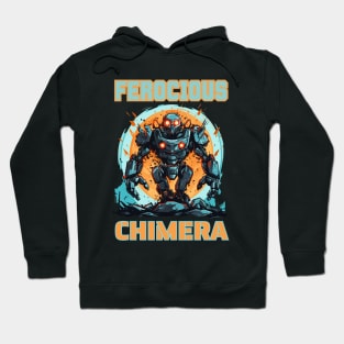 Futuristic Battle Robots Names of Power Armor Ferocious Chimera Hoodie